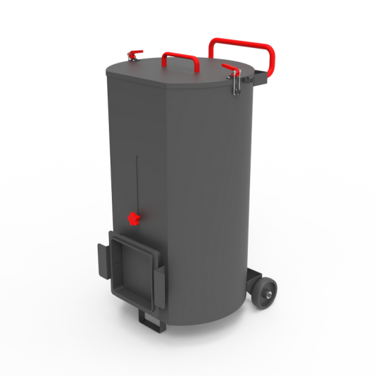 Ємність для збору золи мала