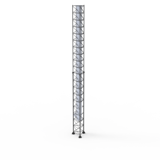 Димова труба в каркасі ф350/420, S=0,8мм Aisi 304